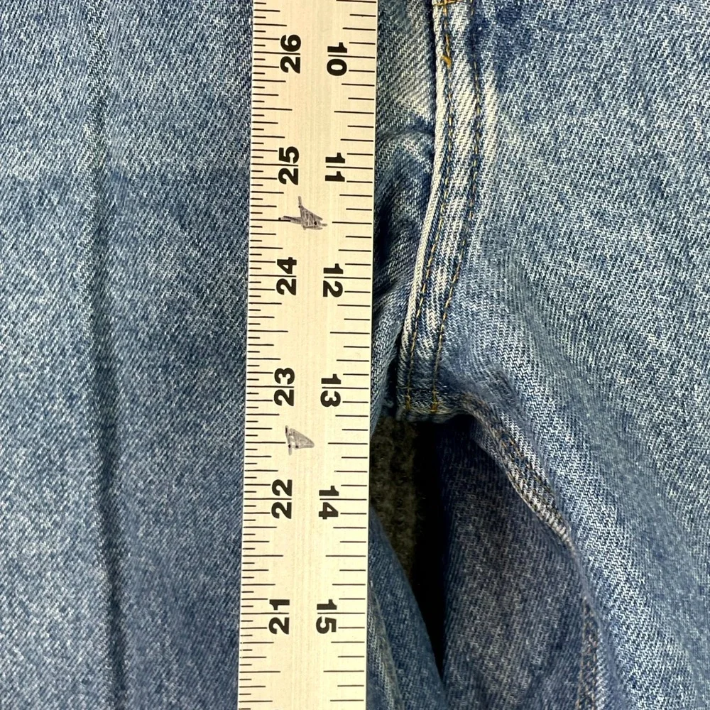 Carhartt Washed Denim Cargo Short Mens 40 Blue Utility Rugged Workwear Outdoor